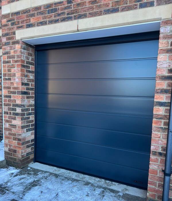 standard sectional garage door