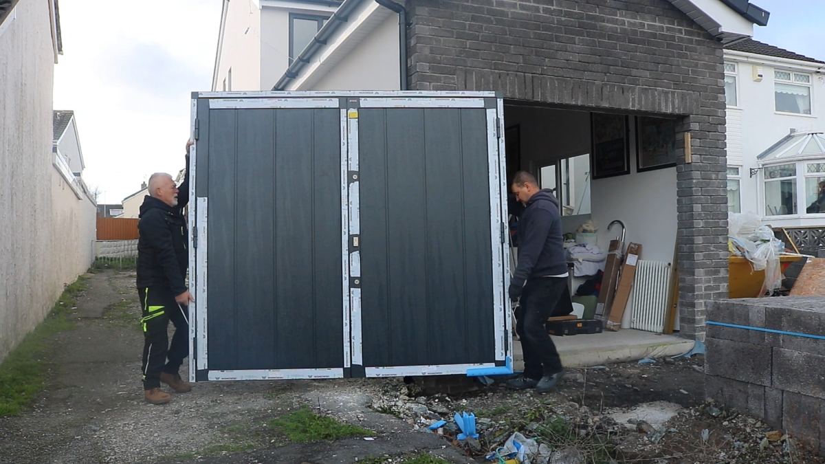 Side-hinged garage door installation guide - JDUK Door Systems